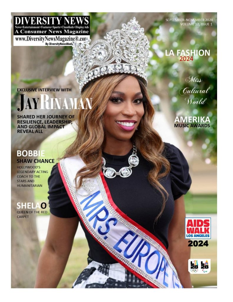 Diversity News Magazine New Print Issue Featuring Jay Rinaman Now Available Worldwide