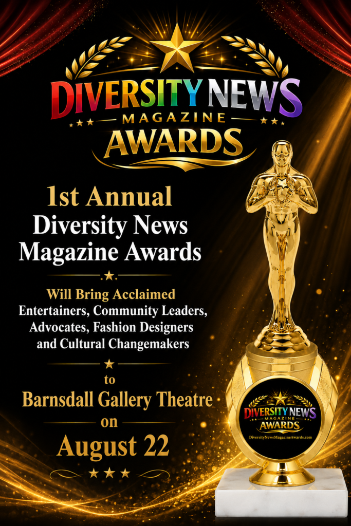 1st Annual Diversity News Magazine Awards Will Bring Acclaimed Entertainers, Community Leaders, Advocates, Fashion Designers and Cultural Changemakers to Barnsdall Gallery Theatre on August 22